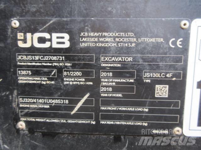 JCB JS130LC Plus+ Escavadoras de rastos