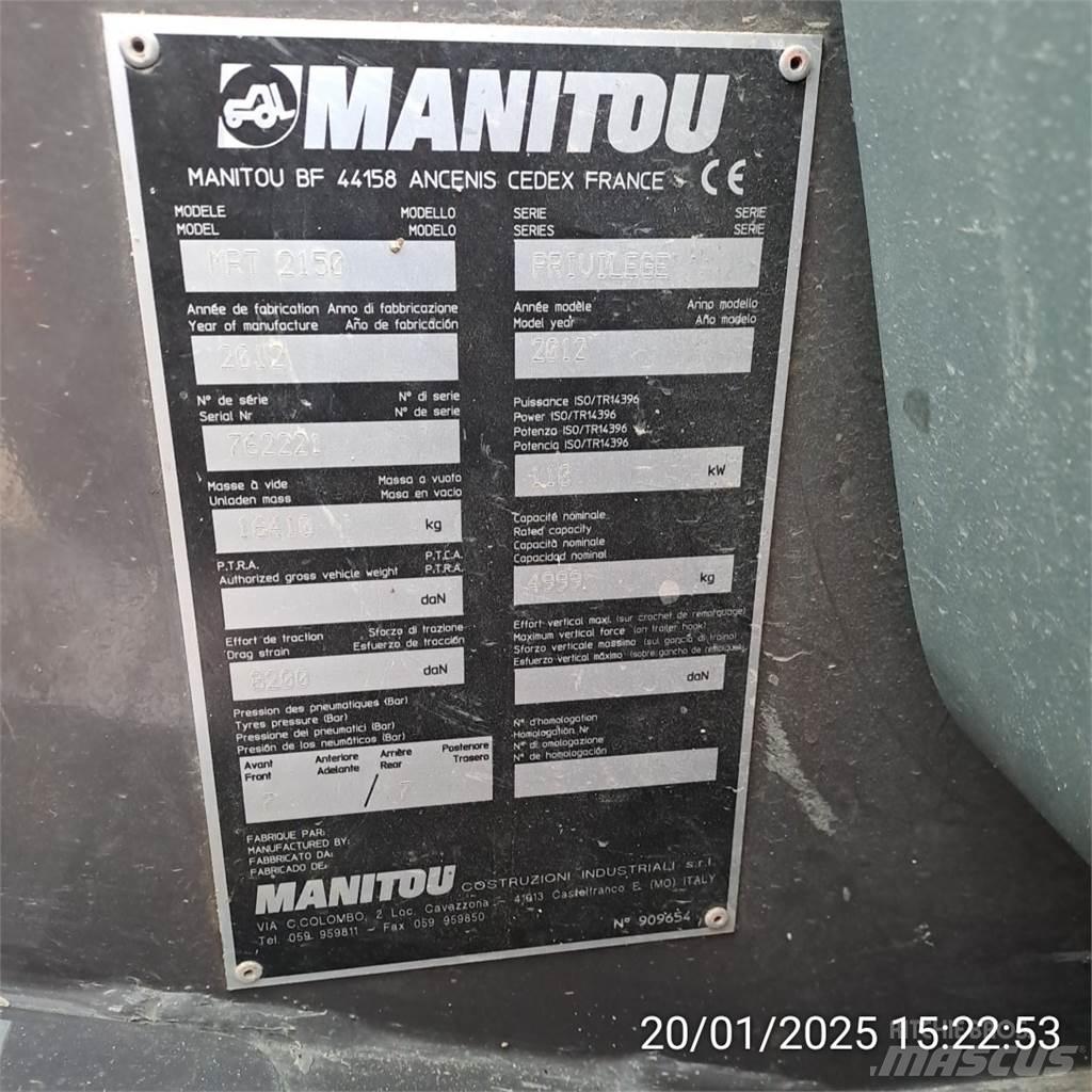 Manitou 2150MRT Manipuladores telescópicos