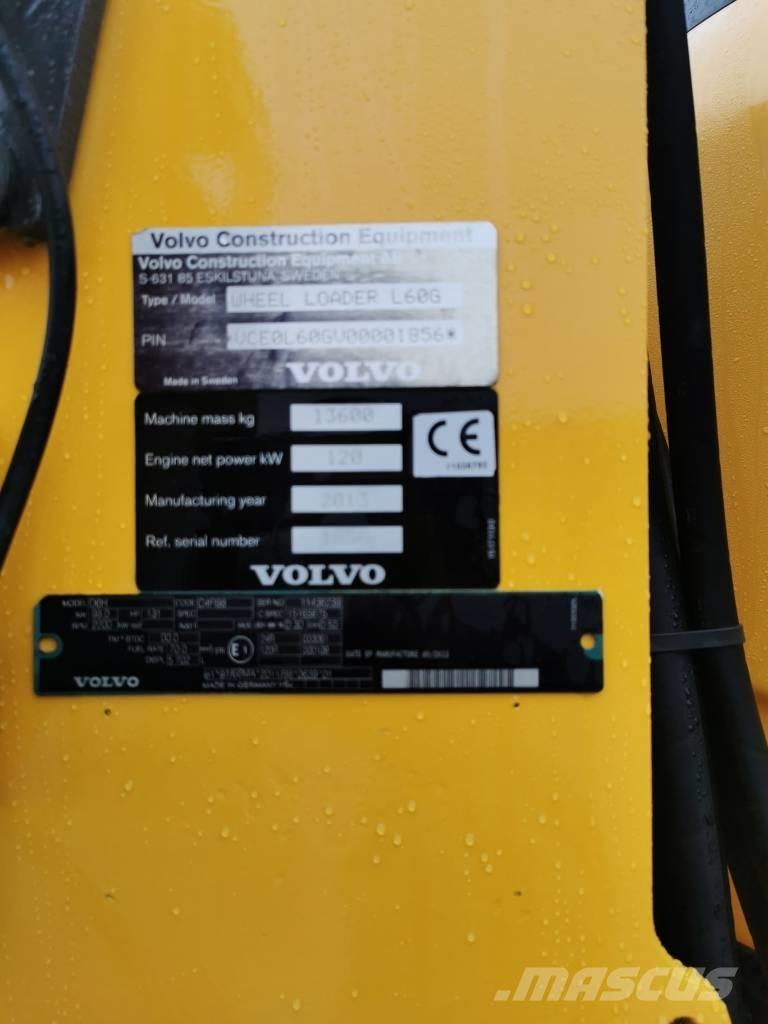 Volvo L60G Pás carregadoras de rodas