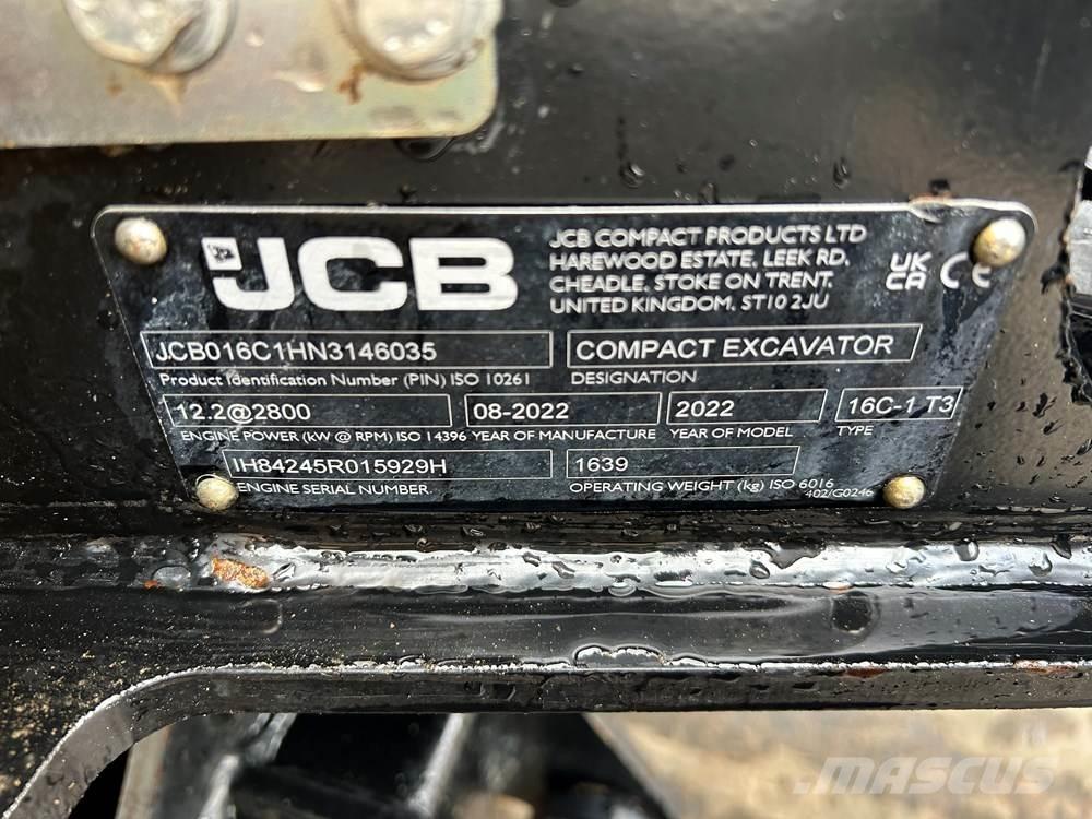 JCB 16C-1 Mini Escavadoras <7t