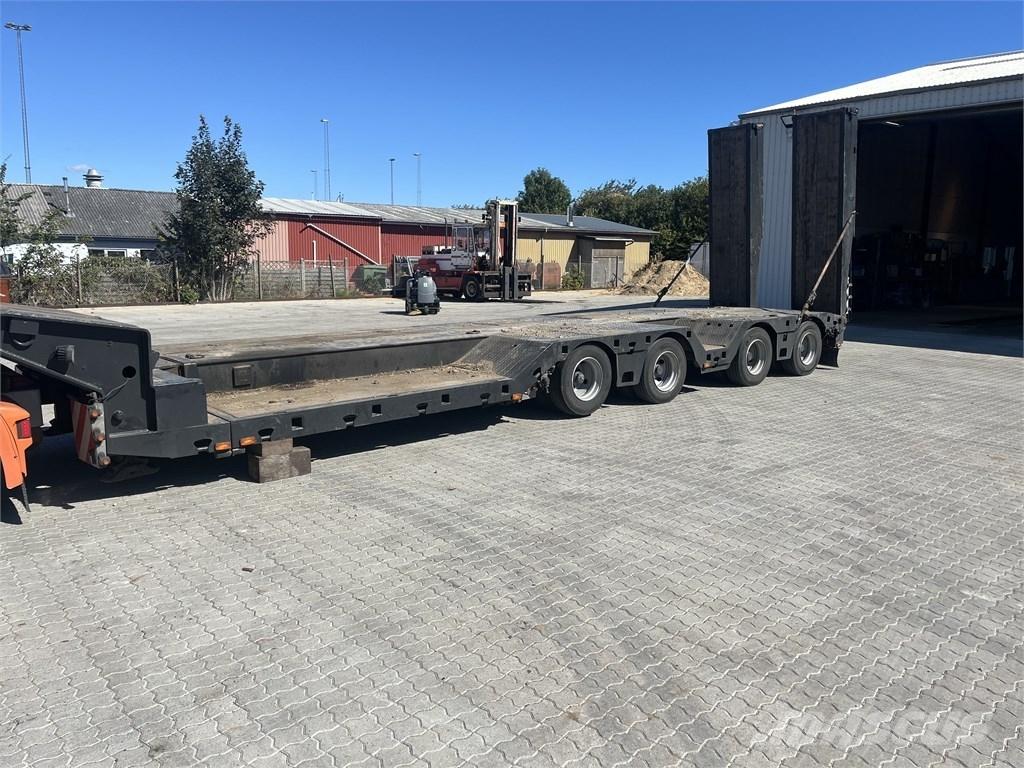 AMT 4 aksler Semi Reboques Carga Baixa