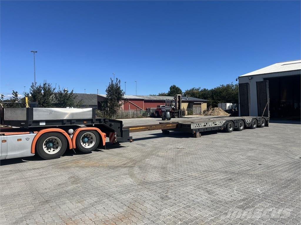 AMT 4 aksler Semi Reboques Carga Baixa