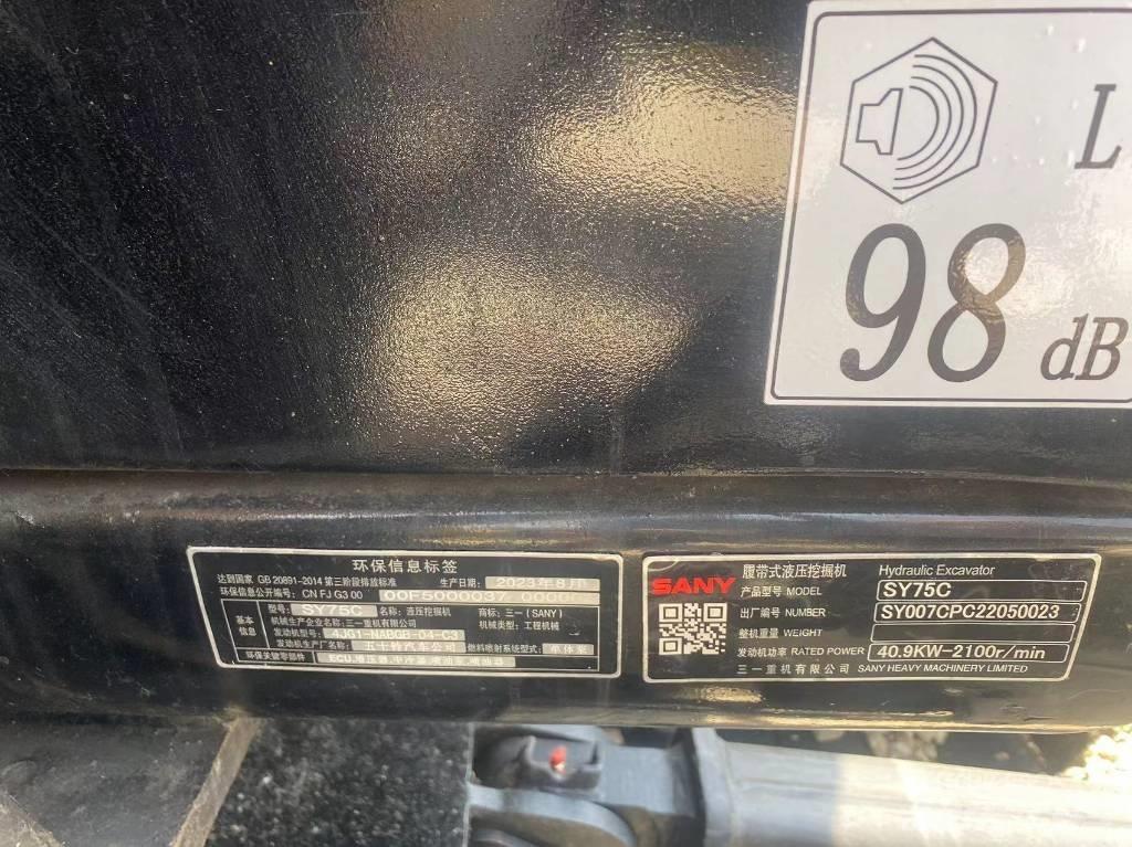 Sany SY75C Escavadoras de rastos