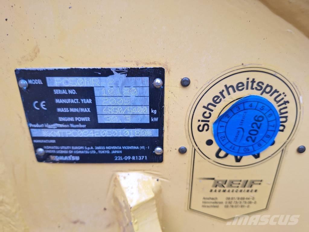 Komatsu PC 55 MR-2 Mini Escavadoras <7t