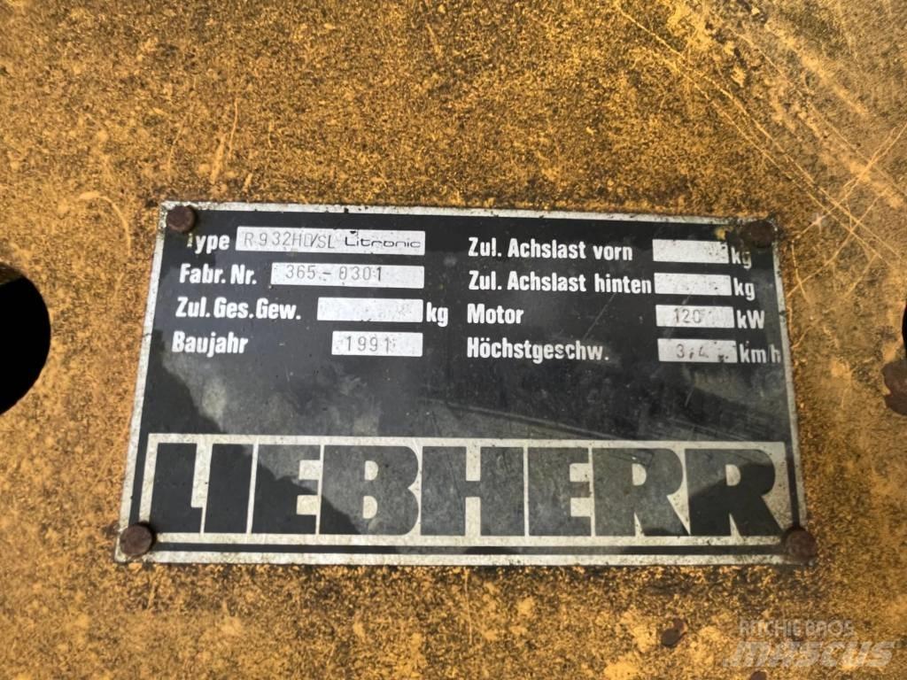 Liebherr 932 Escavadoras de rastos