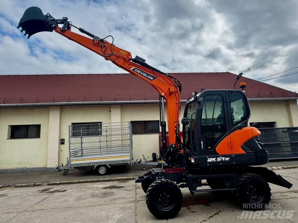 Develon DX 57 W-7 Escavadoras de rodas