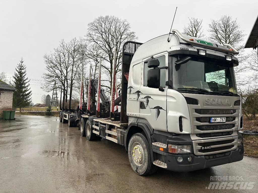 Scania R440 Camiões de transporte de troncos