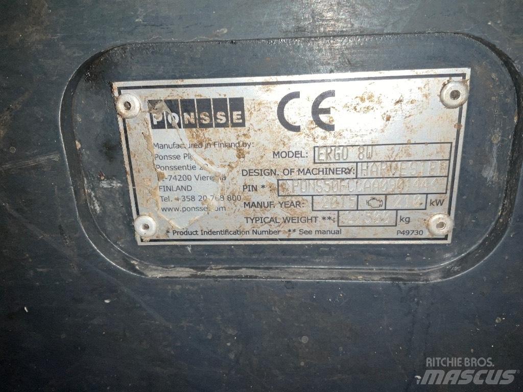 Ponsse ERGO 8W Processadores florestais