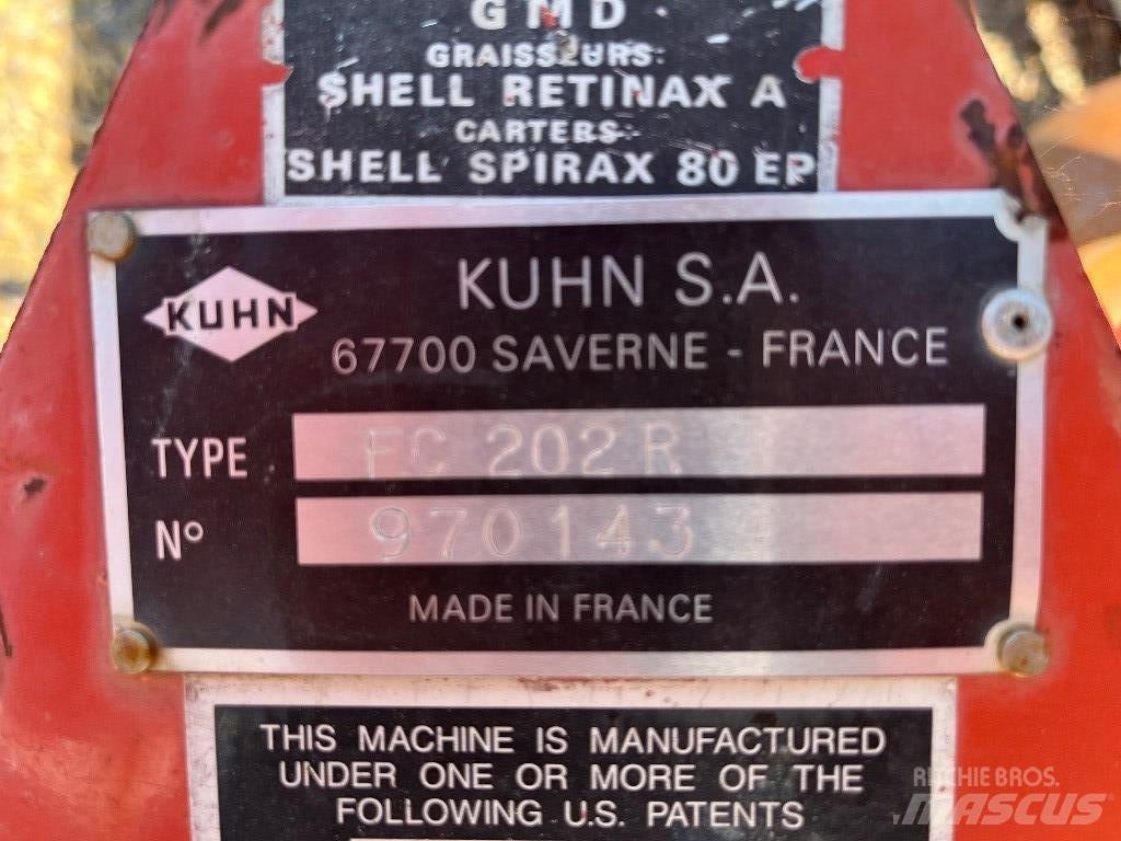 Kuhn FC 202 R Gadanheiras-Condicionadoras