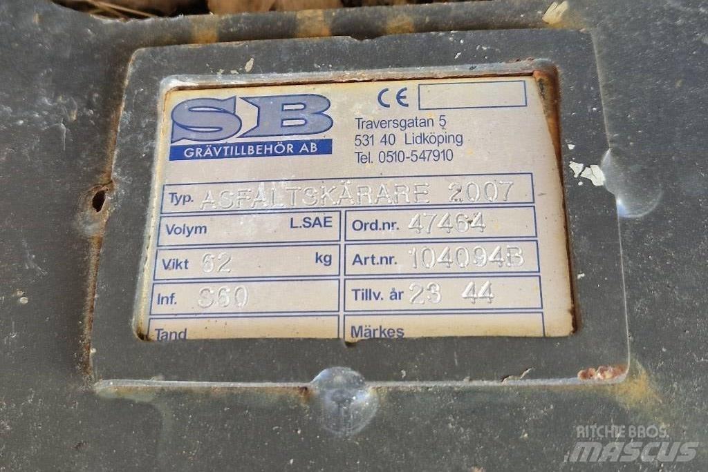 SB Asfaltskärare S60 Cortadores
