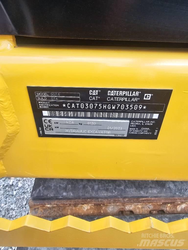 CAT 307.5 Escavadoras Midi 7t - 12t