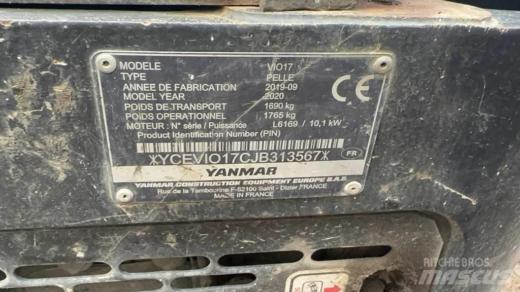Yanmar Vio 17 Mini Escavadoras <7t