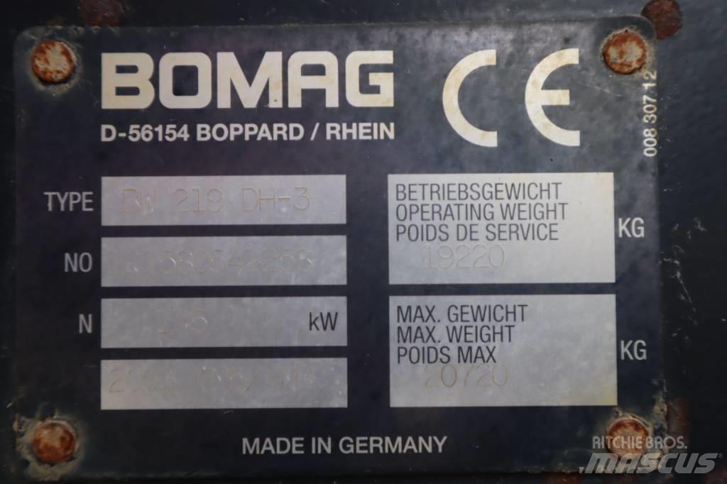 Bomag BW 219 DH-3 Cilindros Compactadores monocilíndricos