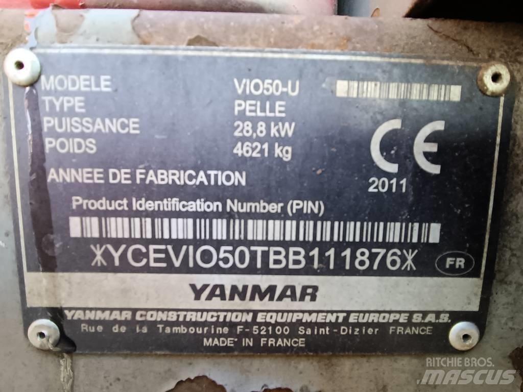 Yanmar Vio 50 Mini Escavadoras <7t
