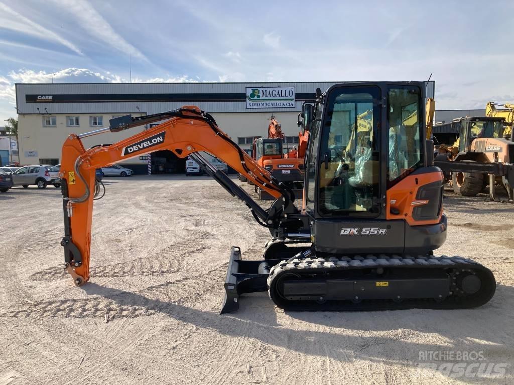 Develon DX 55 R-7 Mini Escavadoras <7t