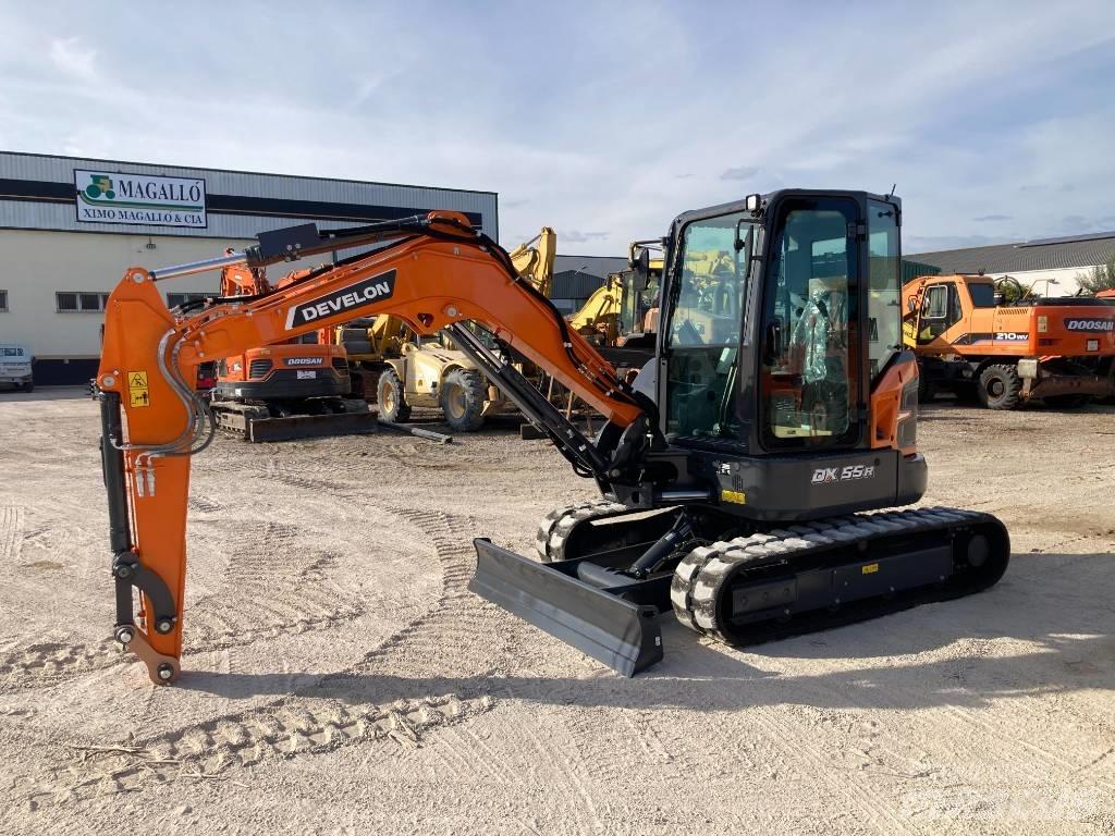 Develon DX 55 R-7 Mini Escavadoras <7t