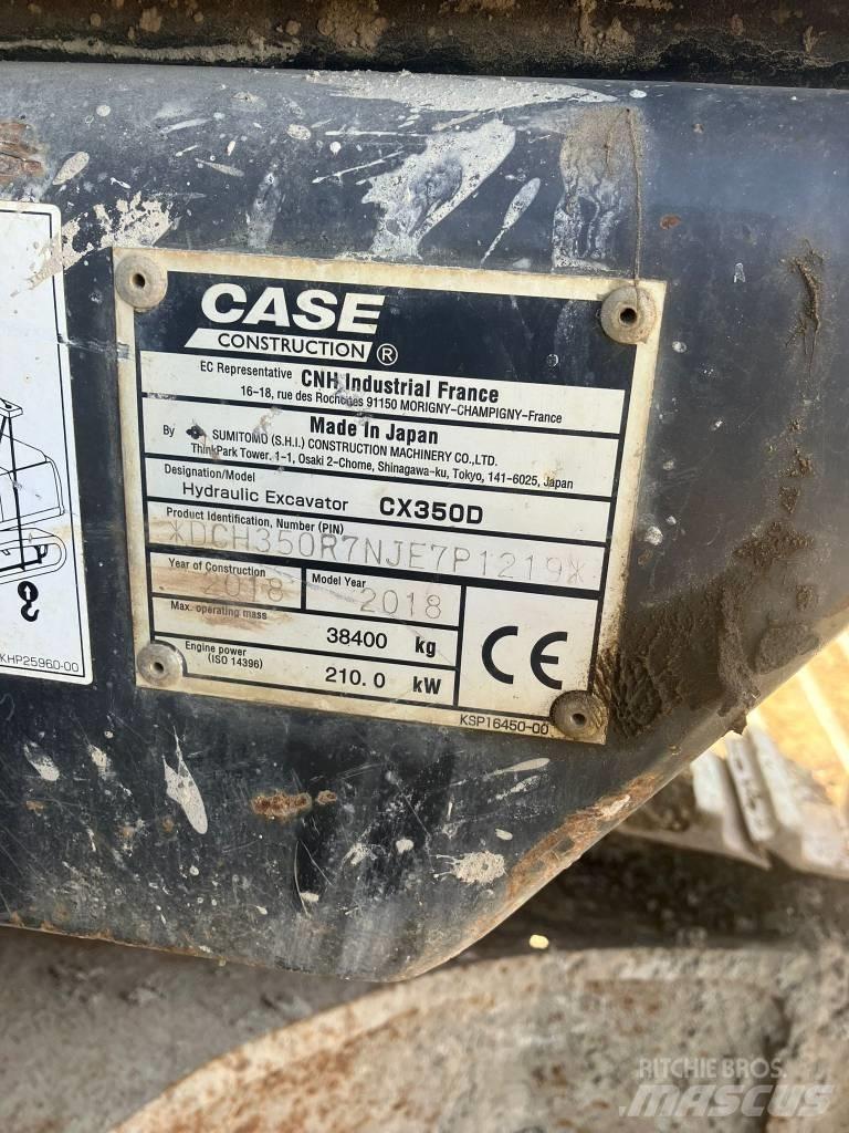 CASE CX 350 D Escavadoras de rastos