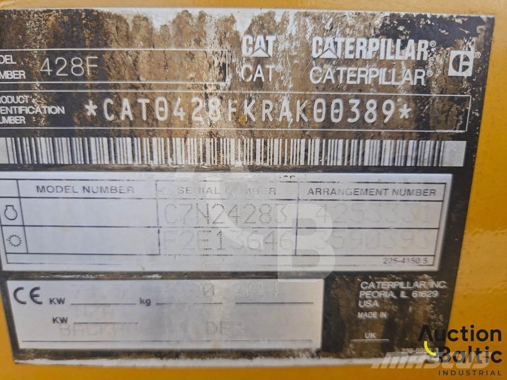 CAT 428 F Retroescavadoras