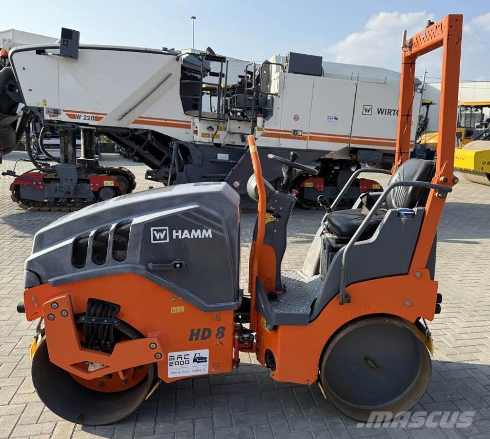 Hamm HD 8 VV Cilindros Compactadores tandem