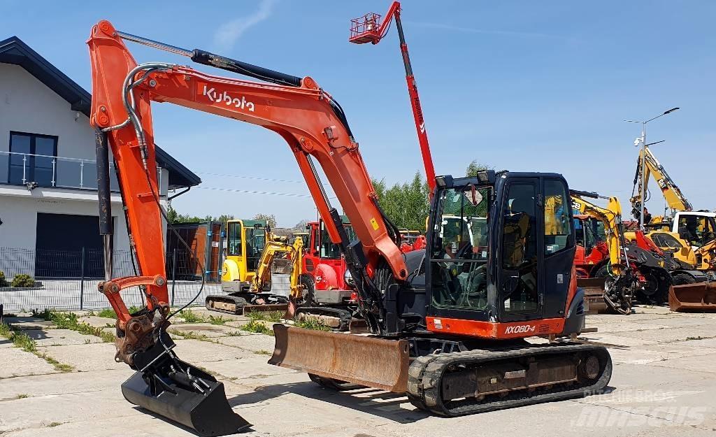 Kubota KX 080-4 Escavadoras Midi 7t - 12t