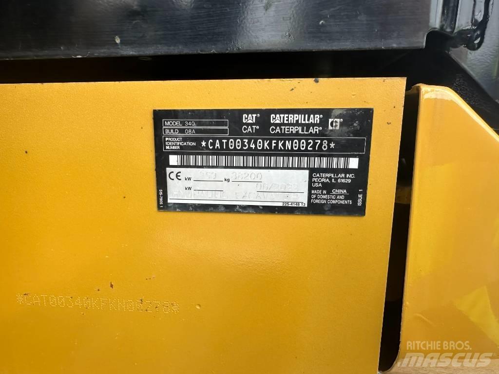 CAT 340 Escavadoras de rastos