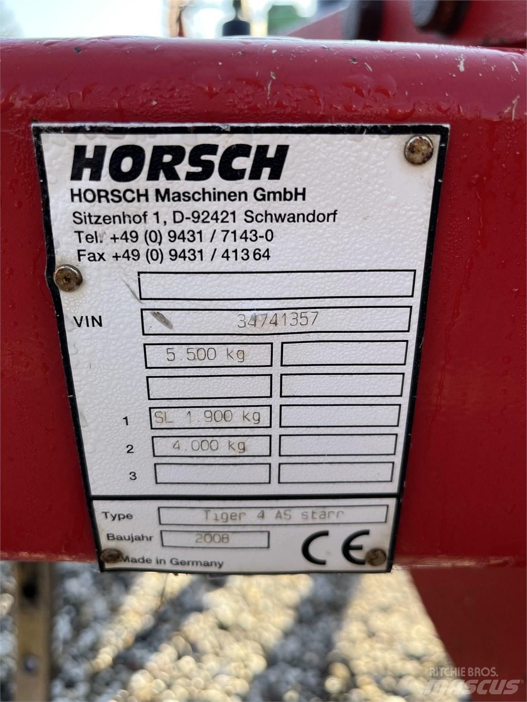 Horsch Tiger 4 AS Grades