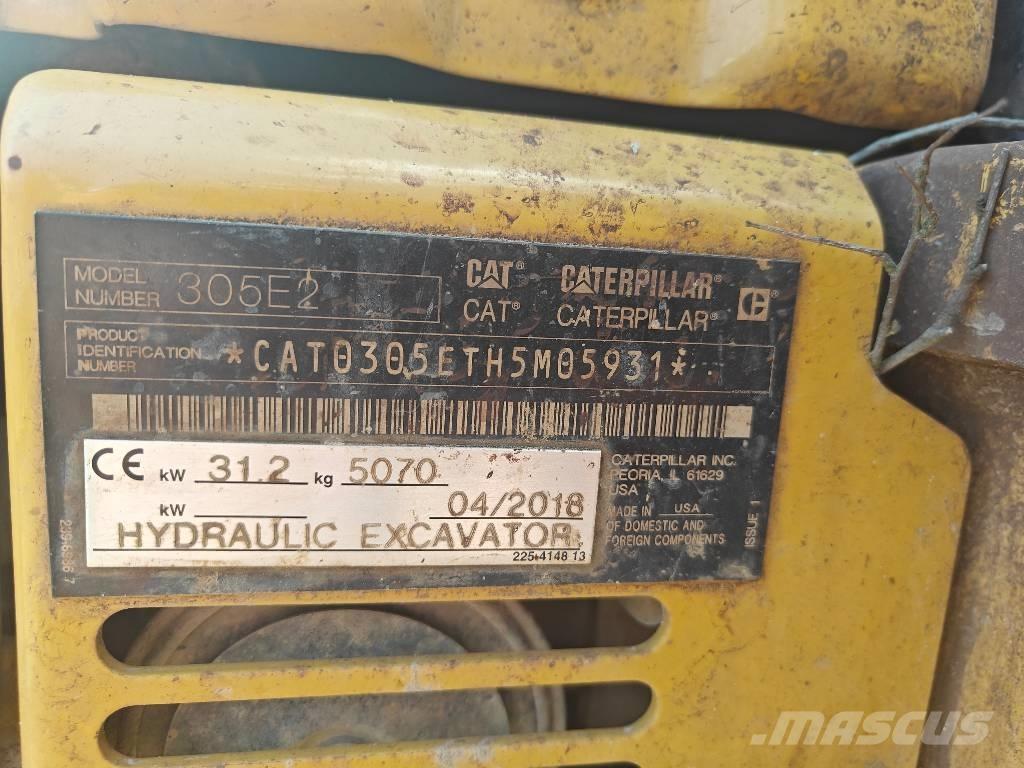 CAT 305E2 Mini Escavadoras <7t