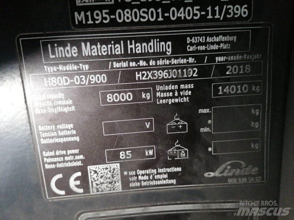 Linde H80D-03/900 Empilhadores Diesel