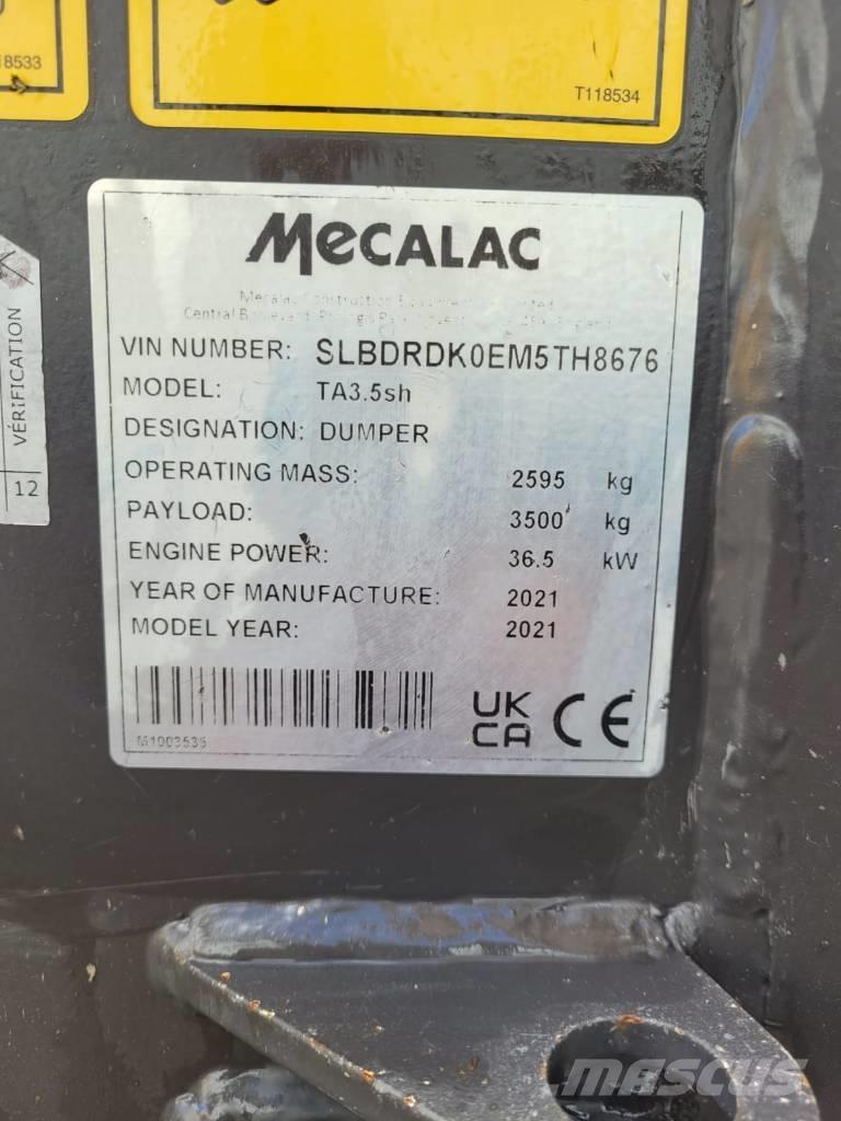 Mecalac TA 3.5 Dumpers de obras