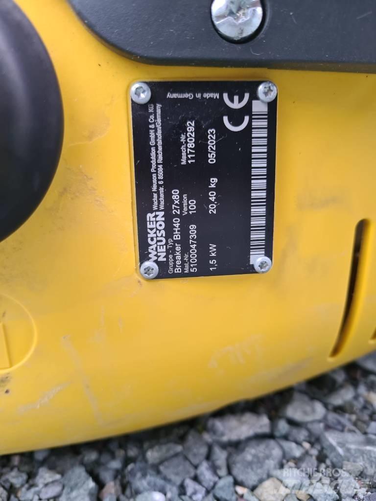 Wacker Neuson BH40 Martelos Hidráulicos