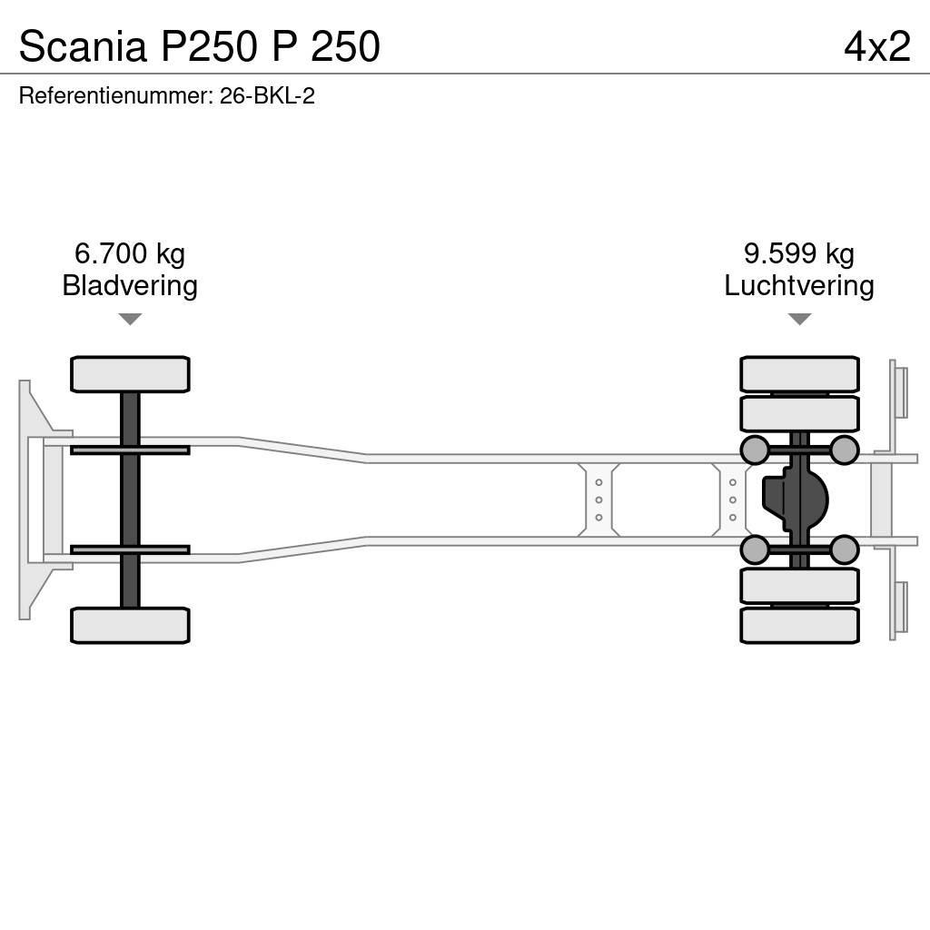 Scania P250 P 250 Camiões de caixa fechada