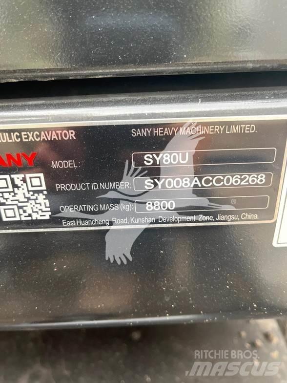 Sany SY80U Escavadoras de rastos