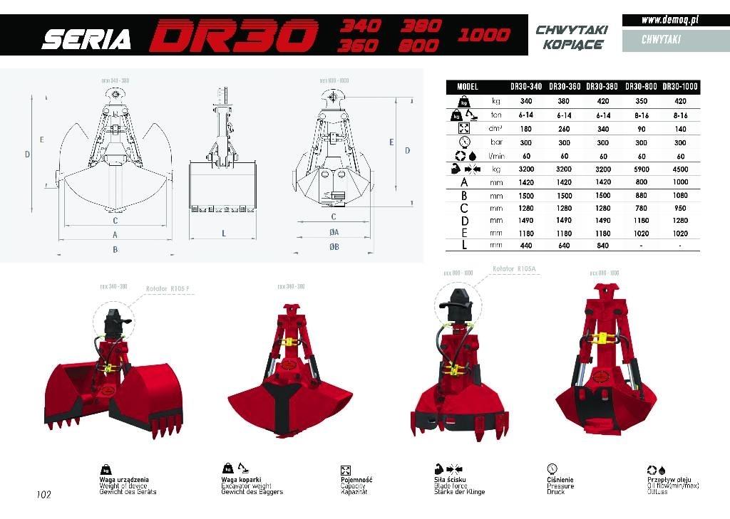  DEMOQ DR30 Garras