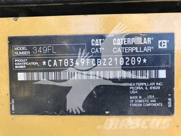 CAT 349FL Escavadoras de rastos