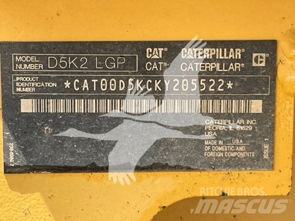 CAT D5K2 LGP Dozers - Tratores rastos