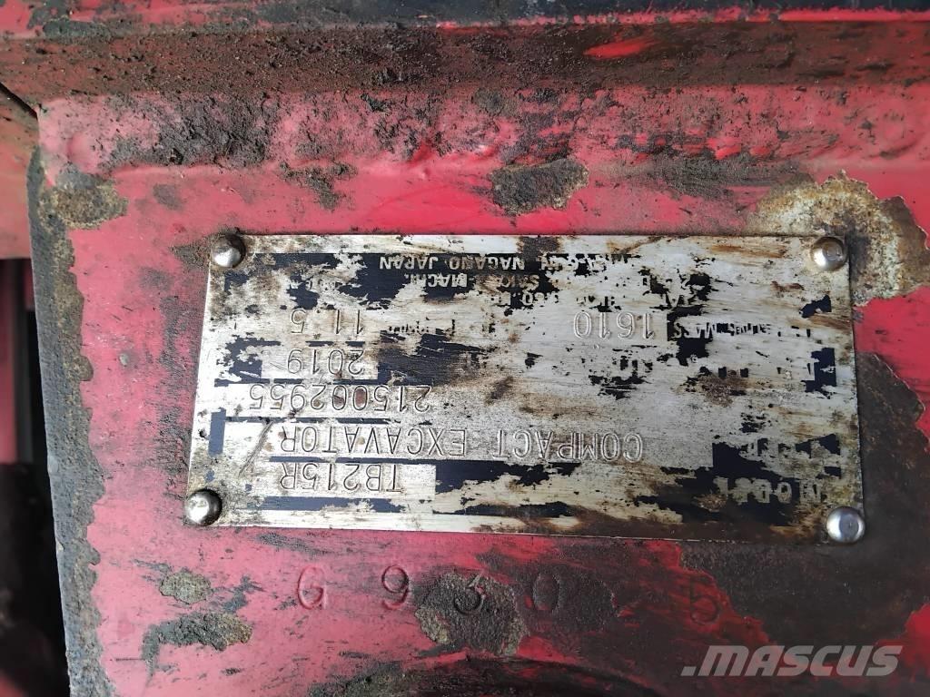 Takeuchi TB 215 R Mini Escavadoras <7t