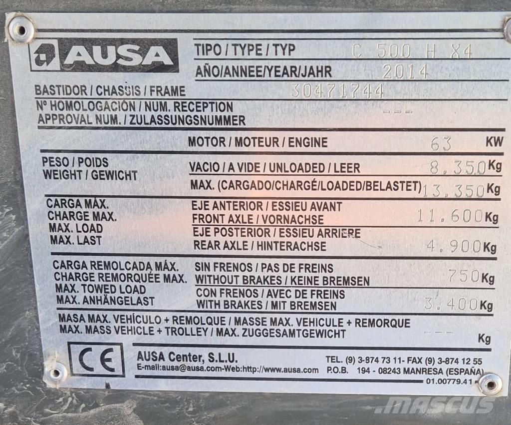 Ausa C 500 H X4 Empilhadores todo-terreno