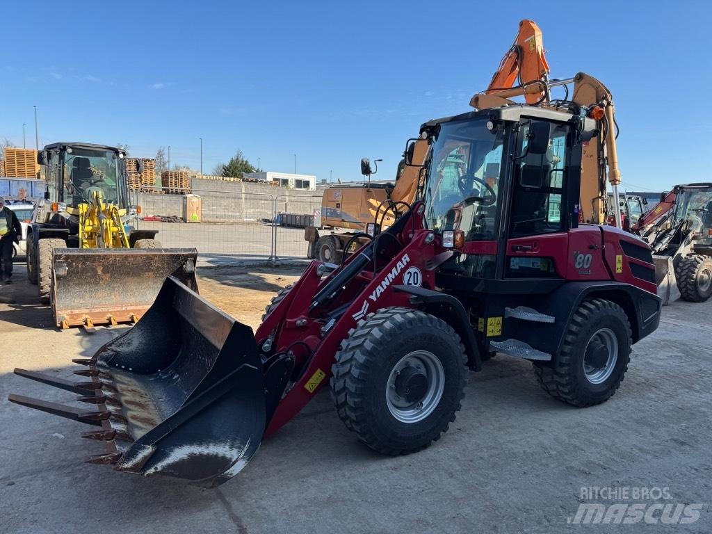 Yanmar V80 (02162) Pás carregadoras de rodas