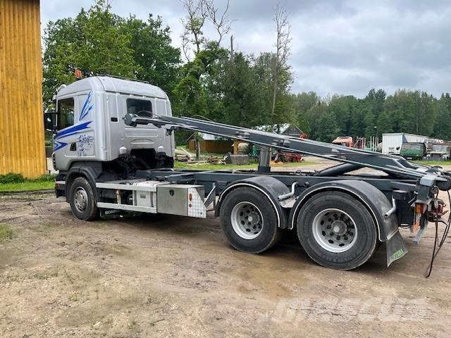 Scania R 500 Camiões caixa desmontável com elevador de cabo