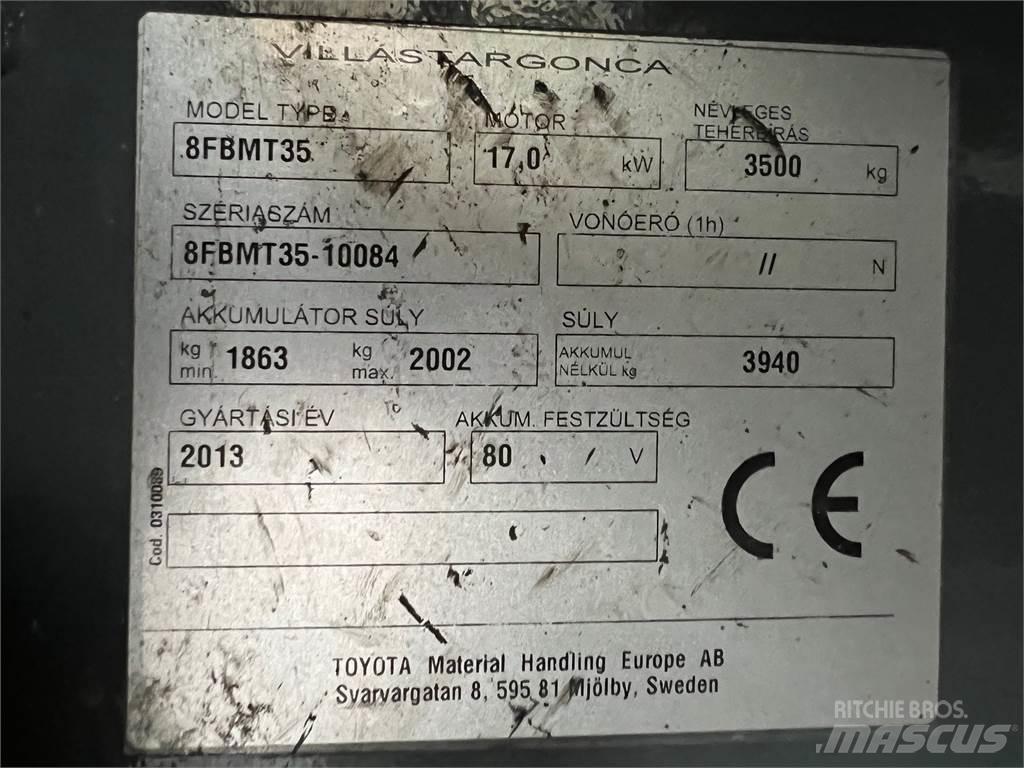 Toyota 8FBMT35 Empilhadores eléctricos