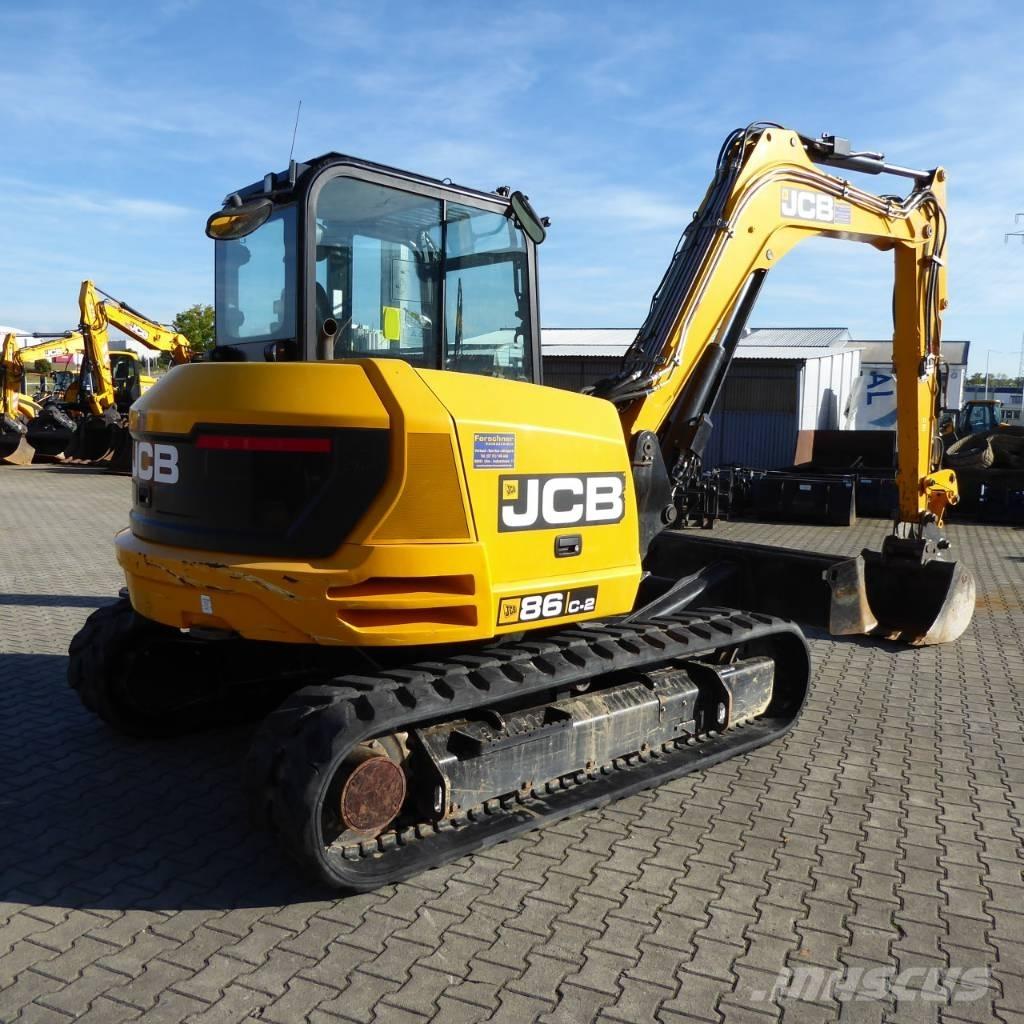 JCB 86C-2 Mono Escavadoras Midi 7t - 12t