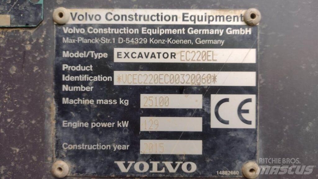 Volvo EC220EL Escavadoras de rastos