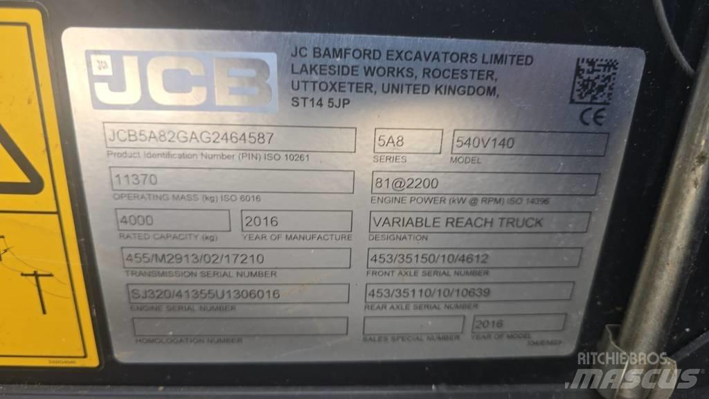 JCB 540-140 Manipuladores telescópicos