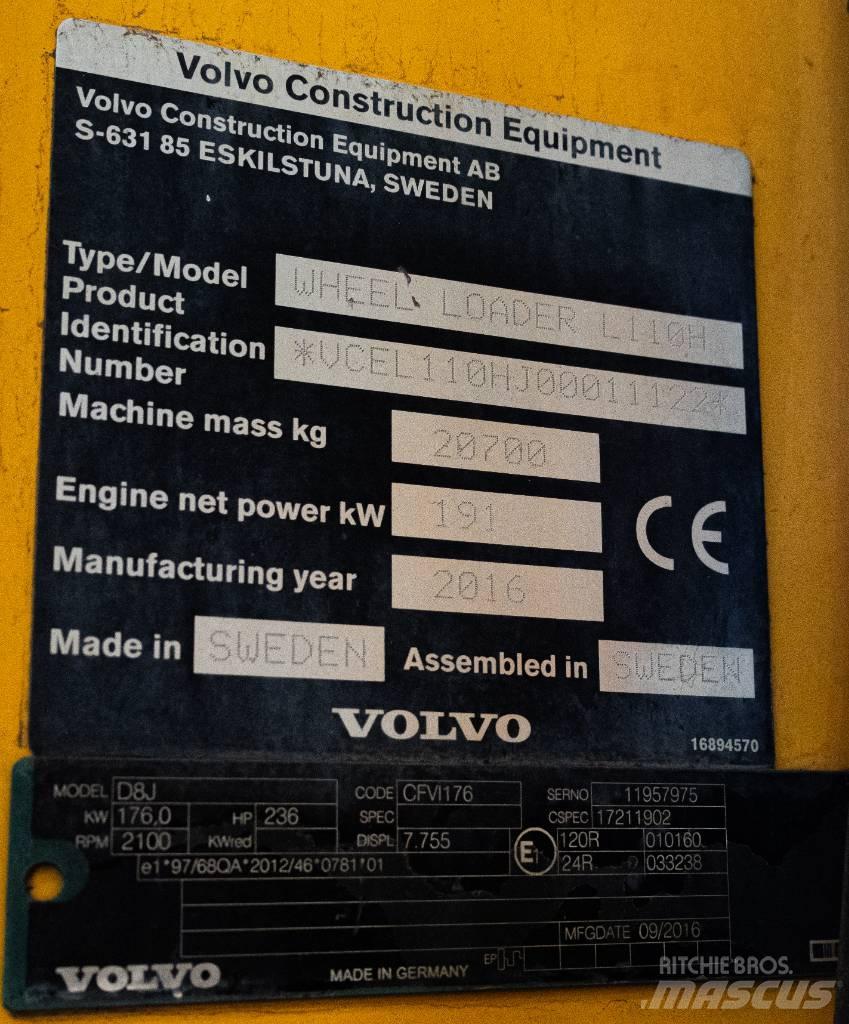 Volvo L 110 H Pás carregadoras de rodas