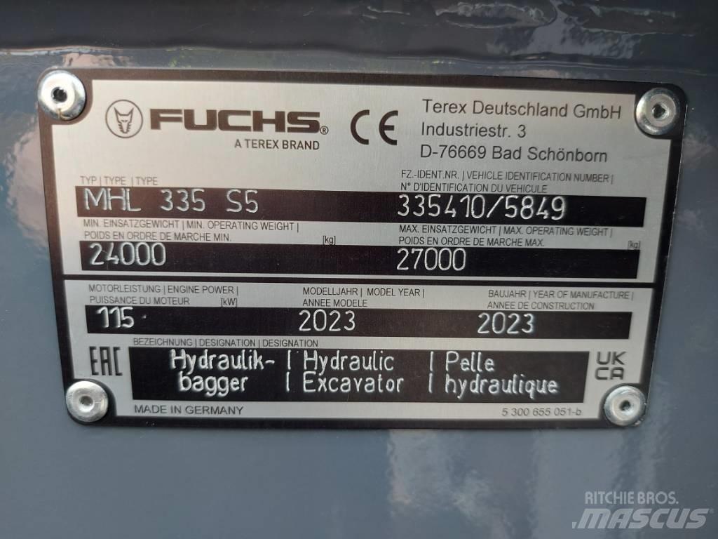 Fuchs MHL335F Manipuladores de resíduos / indústria