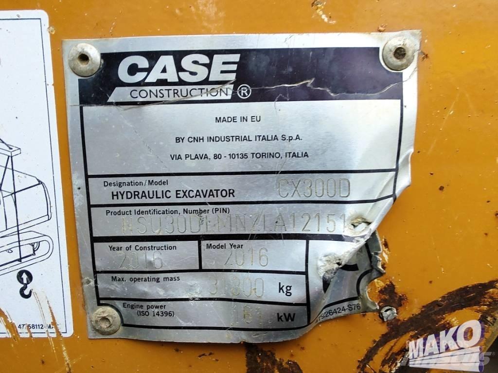 CASE CX 300 D Escavadoras de rastos