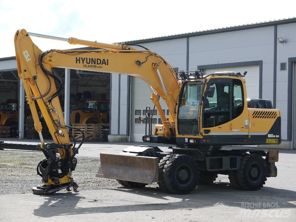 Hyundai R 180 W-9A Escavadoras de rodas