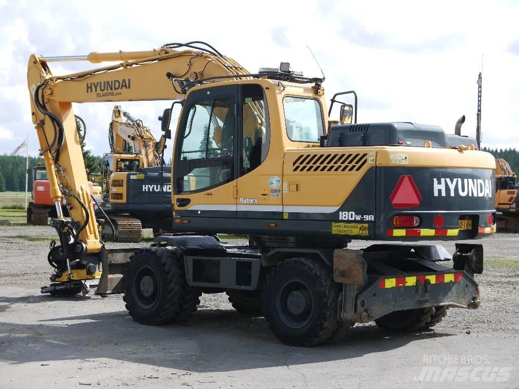 Hyundai R 180 W-9A Escavadoras de rodas
