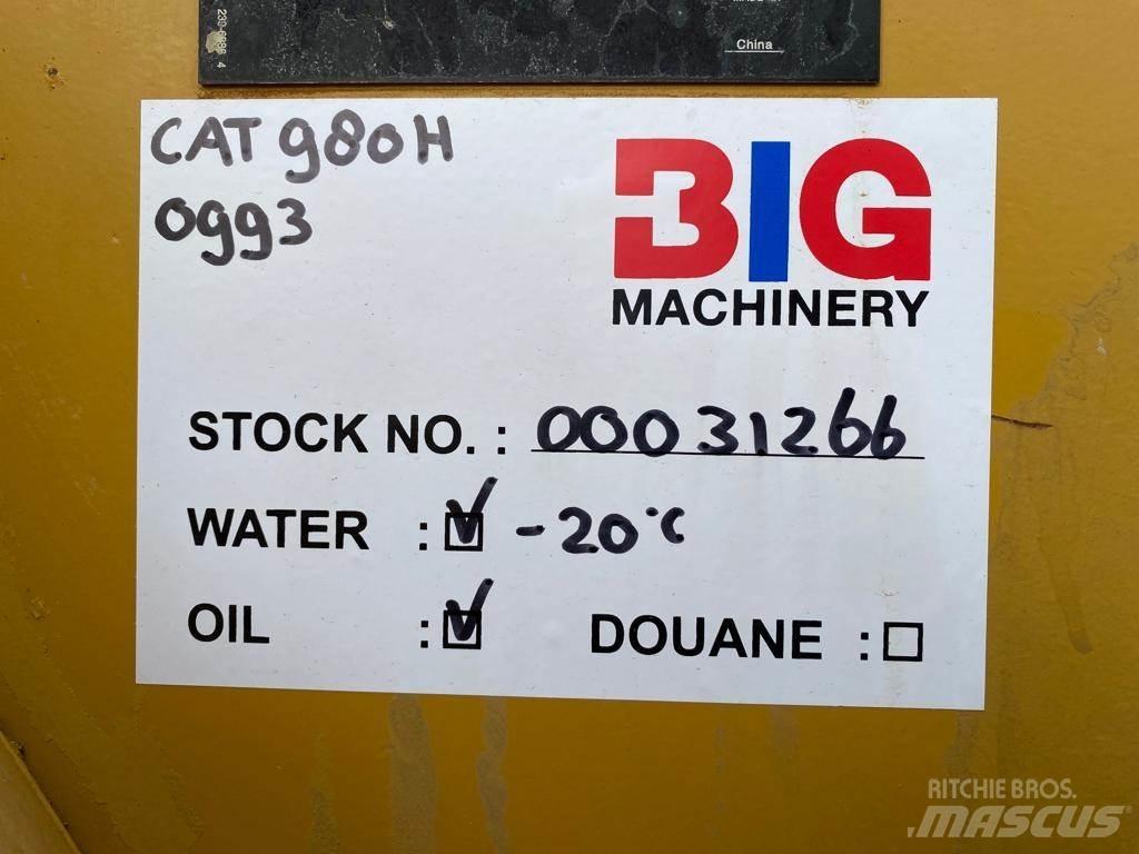 CAT 980H Pás carregadoras de rodas