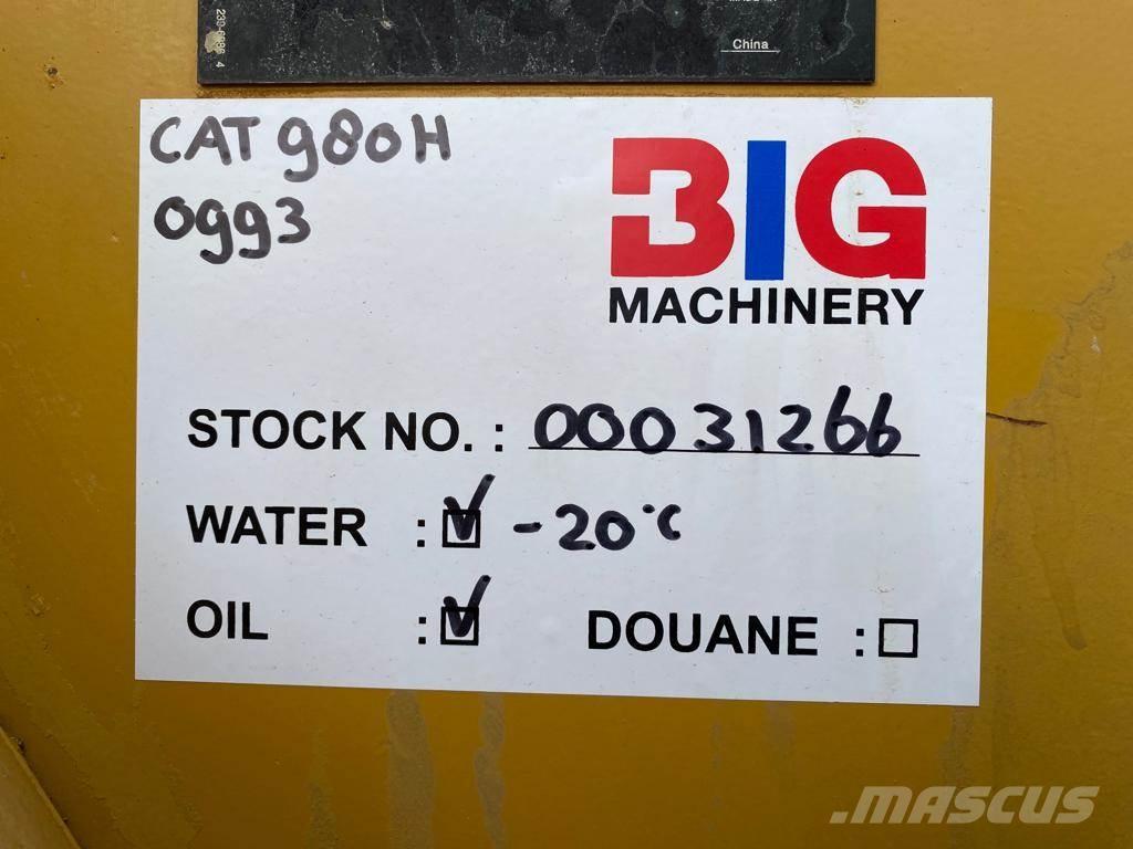 CAT 980H Pás carregadoras de rodas